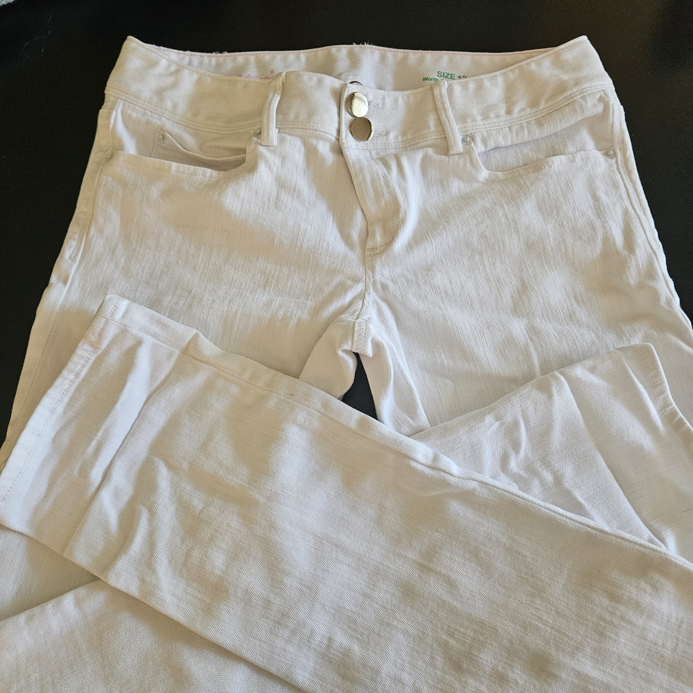 Lilly Pulitzer White Skinny Jeans